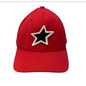 Richardson Fitted Red Baseball Hat Size Lg-Xl